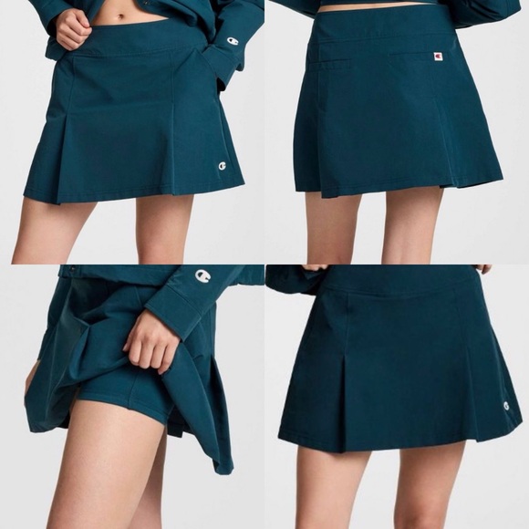 Champion Dresses & Skirts - 🎾 NWT Champion Women’s Pleated Skort – Teal, Tagged Size 10 (Fits Like 6–8) 🎾